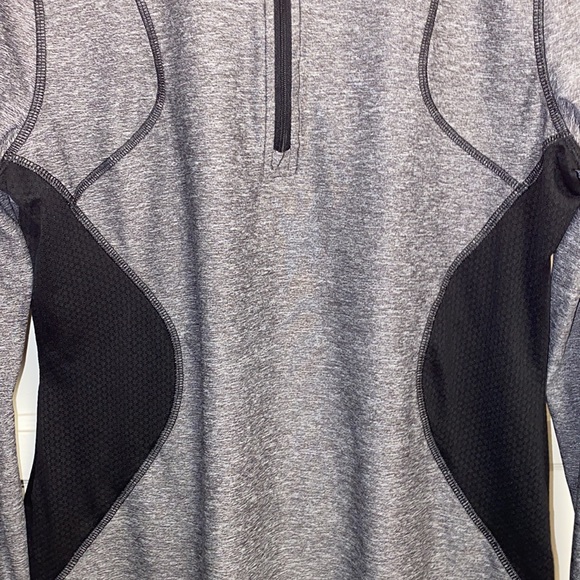 C9 by Champion Small Quarter Zip Athletic Gray Lightweight Pullover - Picture 6 of 14